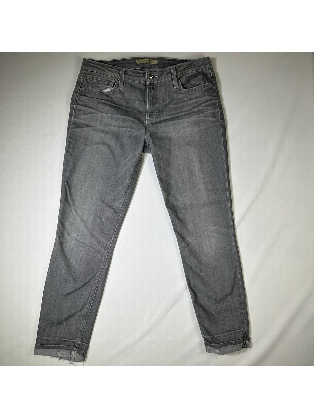 Joe's Women's Jeans Gray Size 31 Skinny Ankle Straight Stretch Low Rise Denim